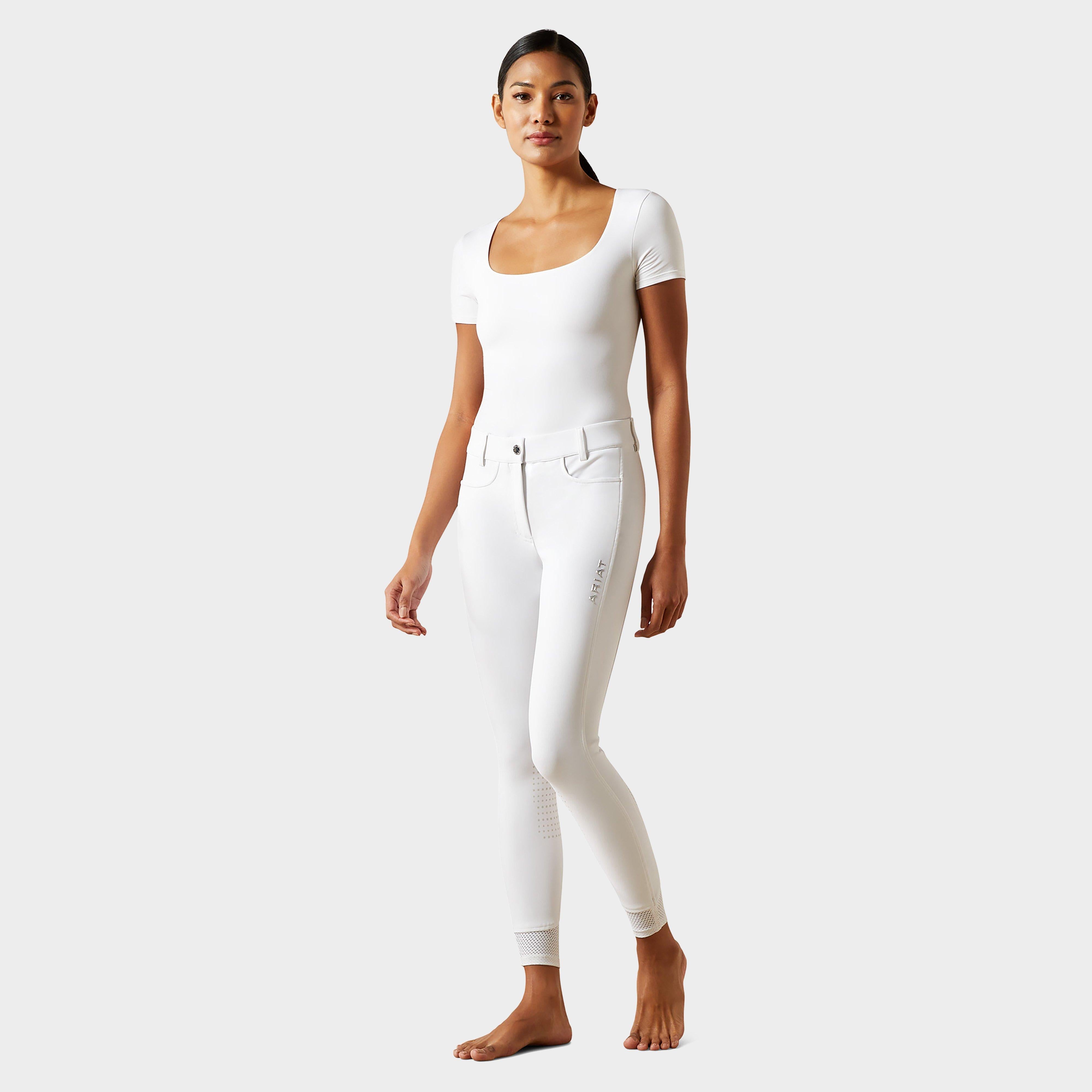 Women's Tri Factor NT Half Grip Breeches White