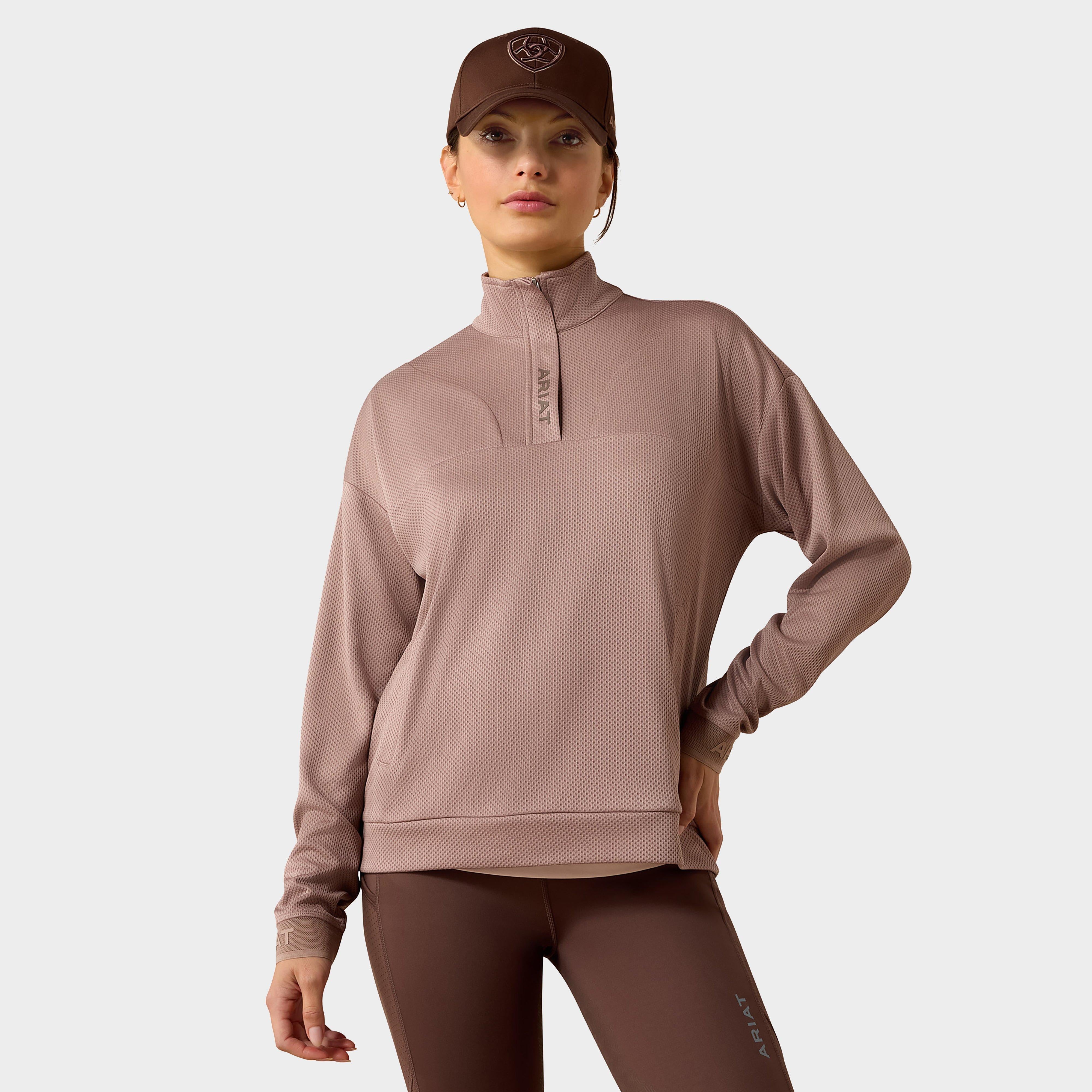 Women's Breathe 1/2 Zip Sweatshirt Antler