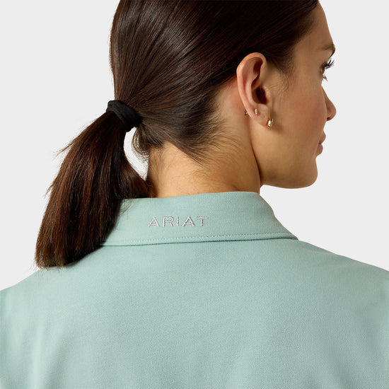 Women's Prix 3.0 Short Sleeved Polo Shirt Blue Surf