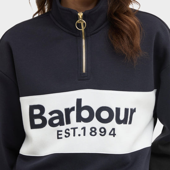 Women's Zaria Half Zip Jumper Black