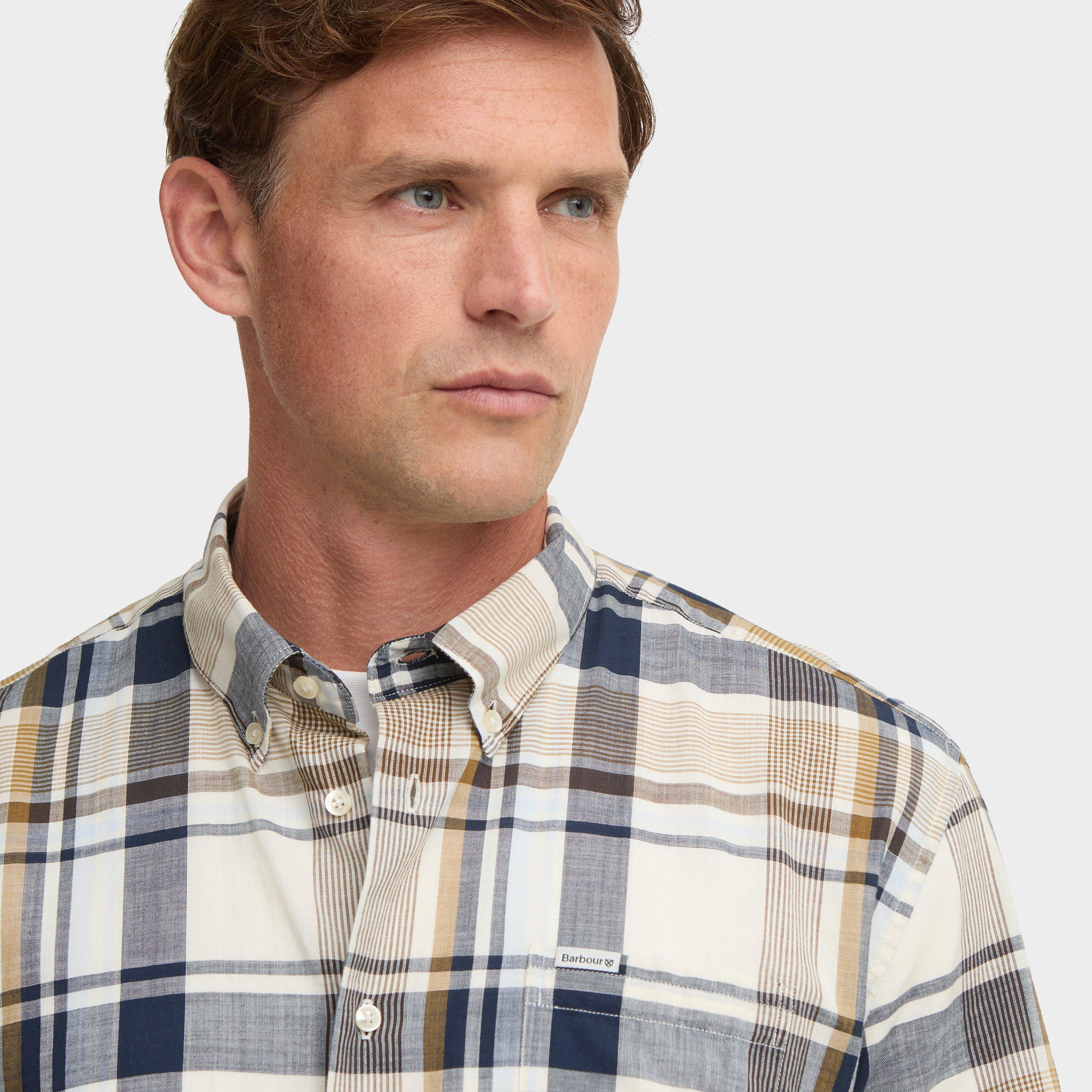 Men's Swinfell Checked Short-Sleeved Shirt
