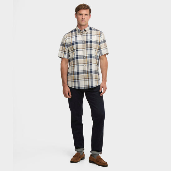 Men's Swinfell Checked Short-Sleeved Shirt