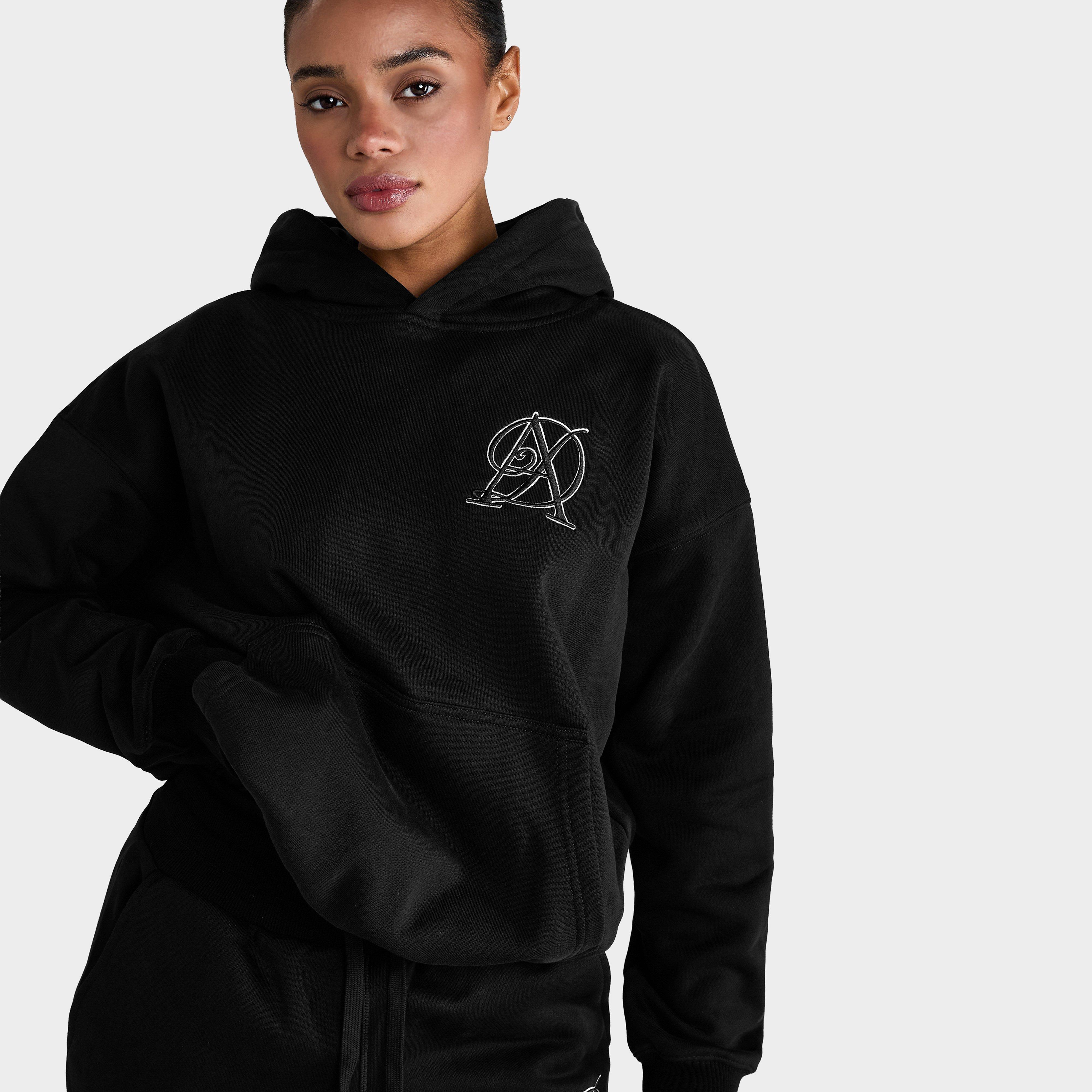 Women’s Pull On Hoodie Black