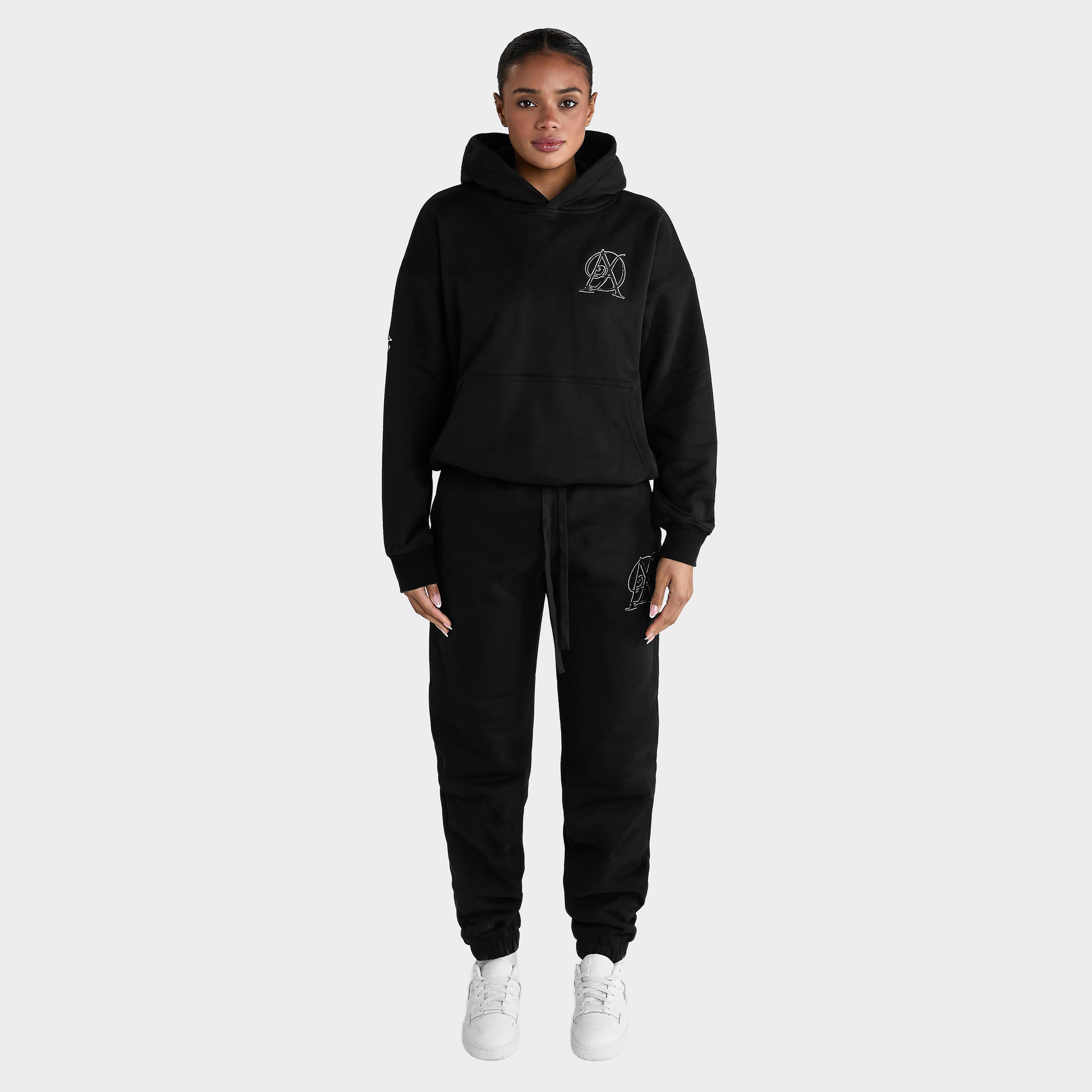 Women’s Pull On Hoodie Black
