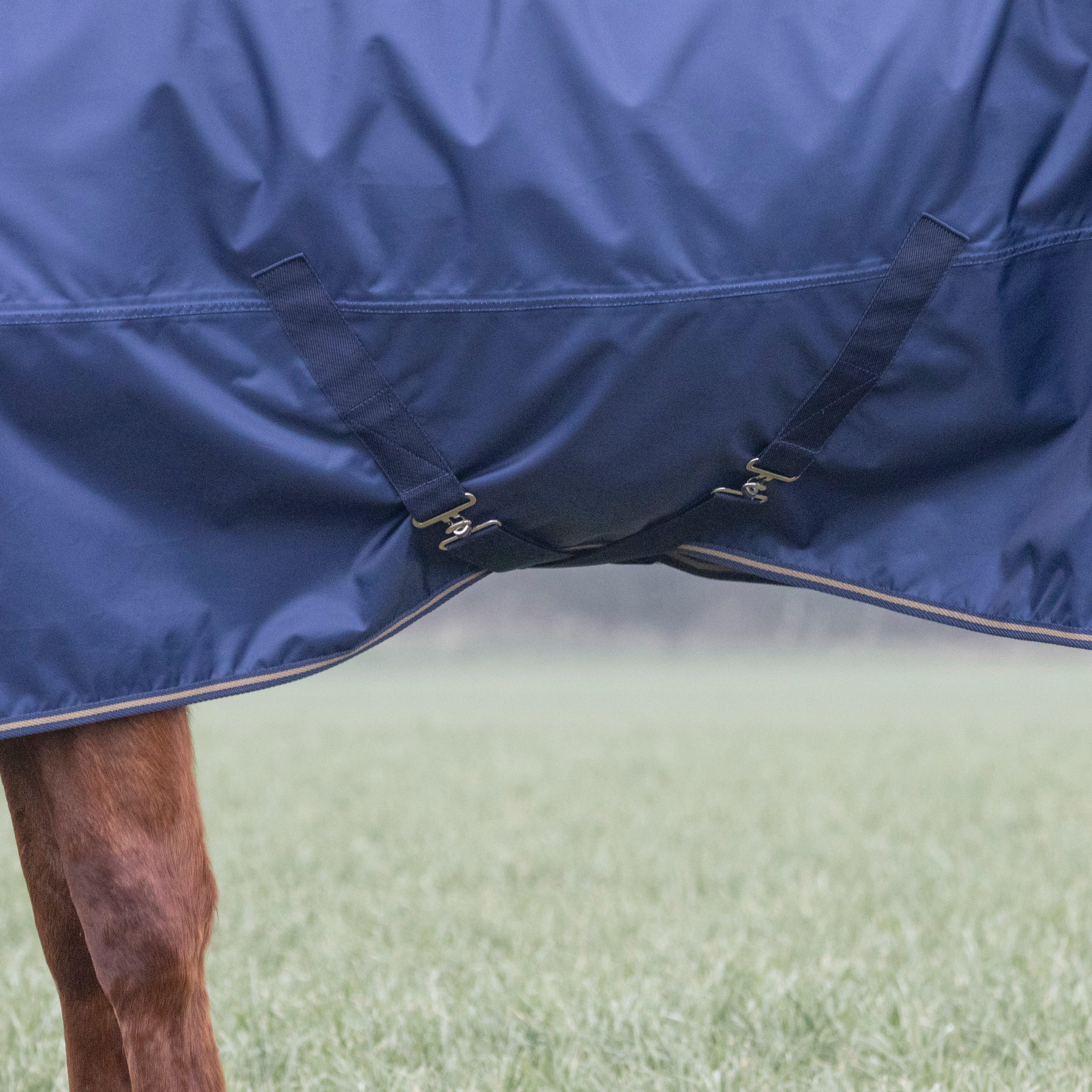 Typhoon Lite Standard Neck Turnout Rug 0G Navy