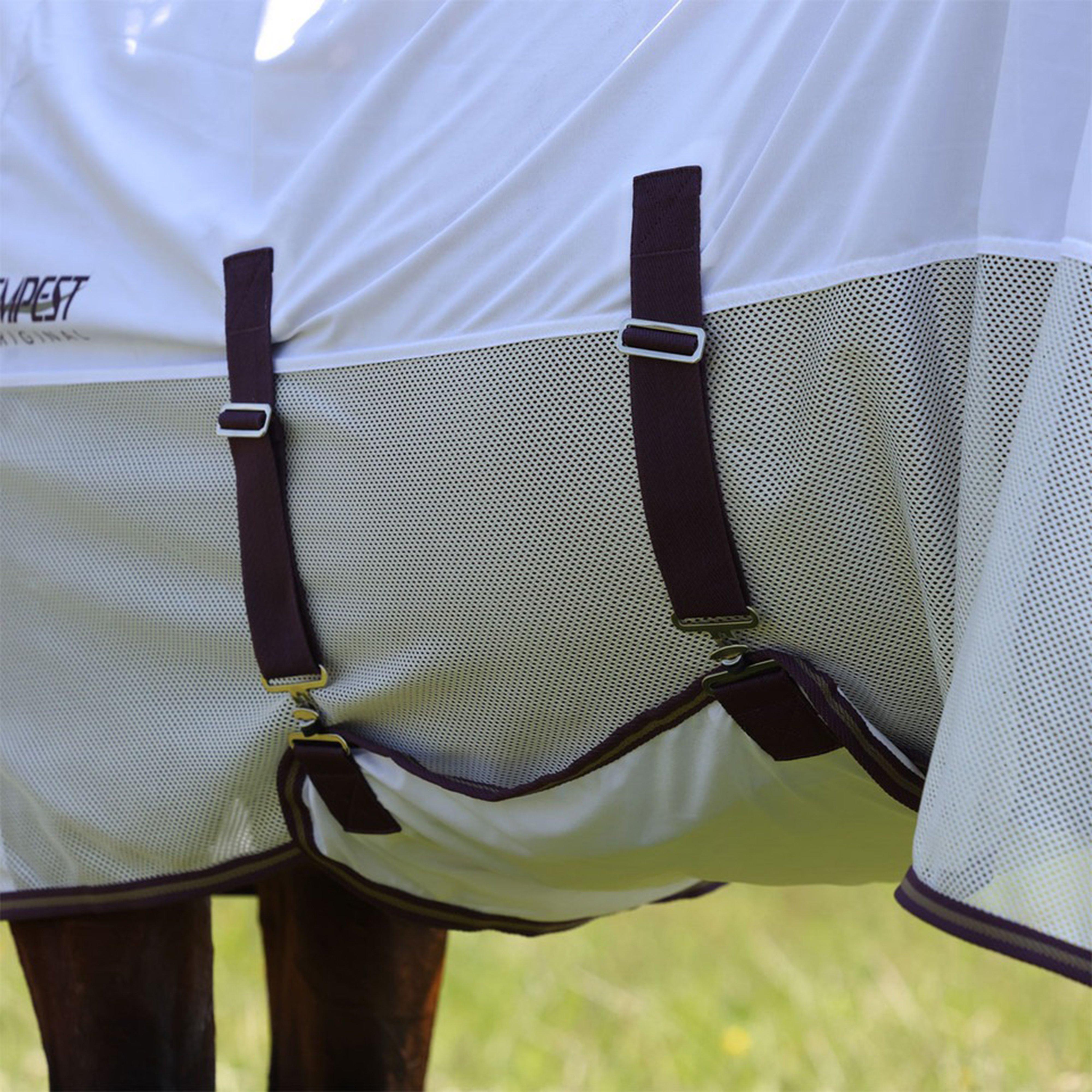 Tempest Original Fly Mesh Combo Rug White/Burgundy