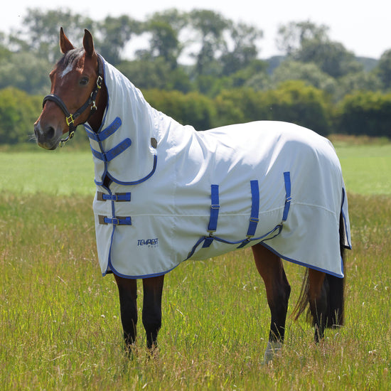 Tempest Plus Sweet-itch Combo Rug White/Blue