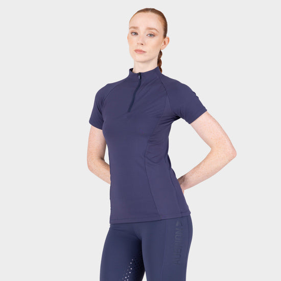 Women's React Short Sleeve Base Layer Midnight