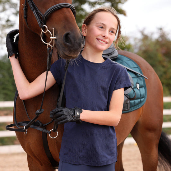 Young Rider React Tech T-Shirt Midnight