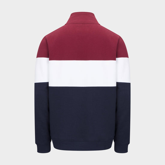 Men’s Dumfries 1888 1/4 Zip Sweatshirt Burgundy