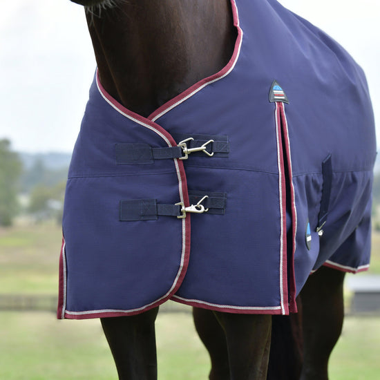 ComFiTec Essential 0G Standard Neck Turnout Rug Navy
