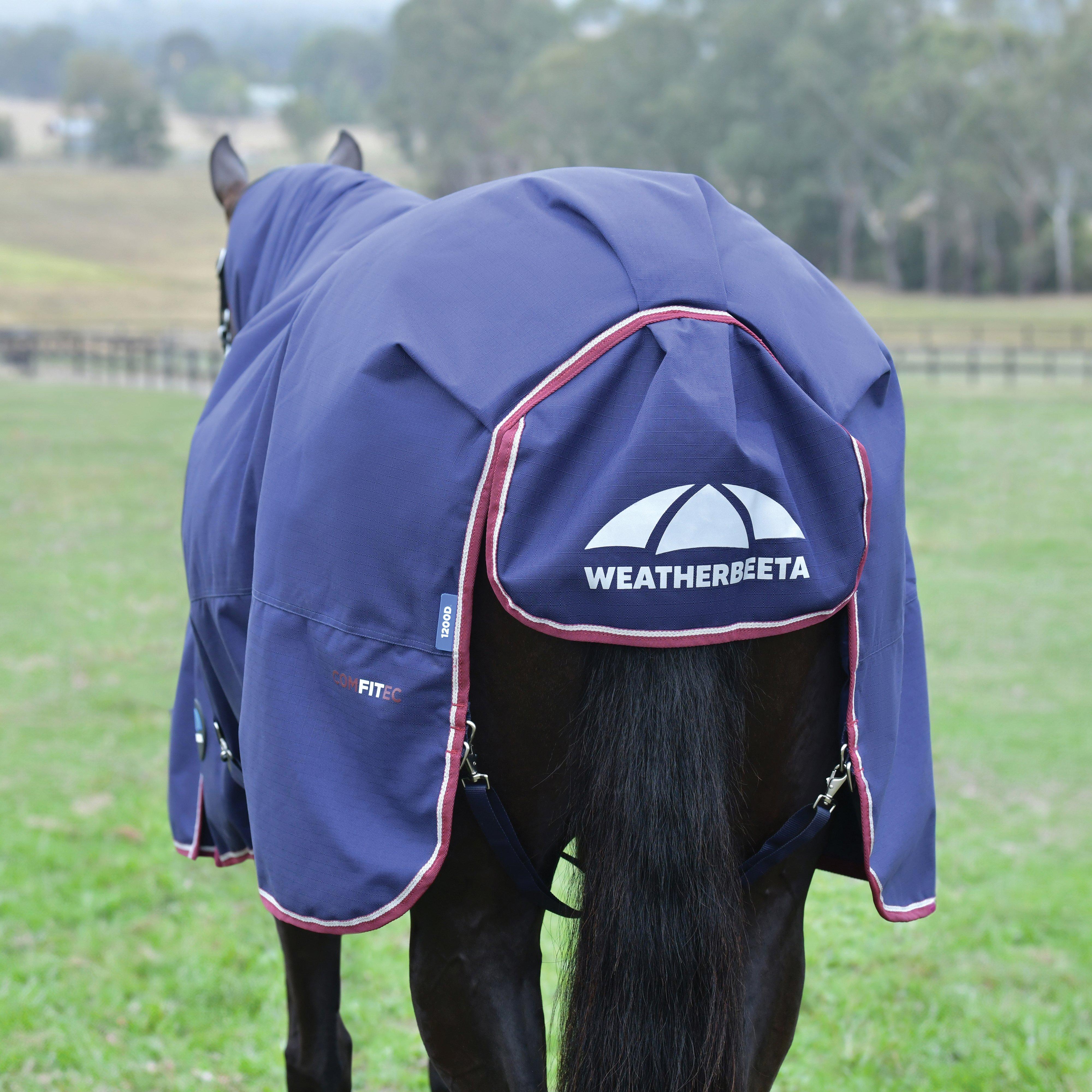 ComFiTec Essential 0G Standard Neck Turnout Rug Navy