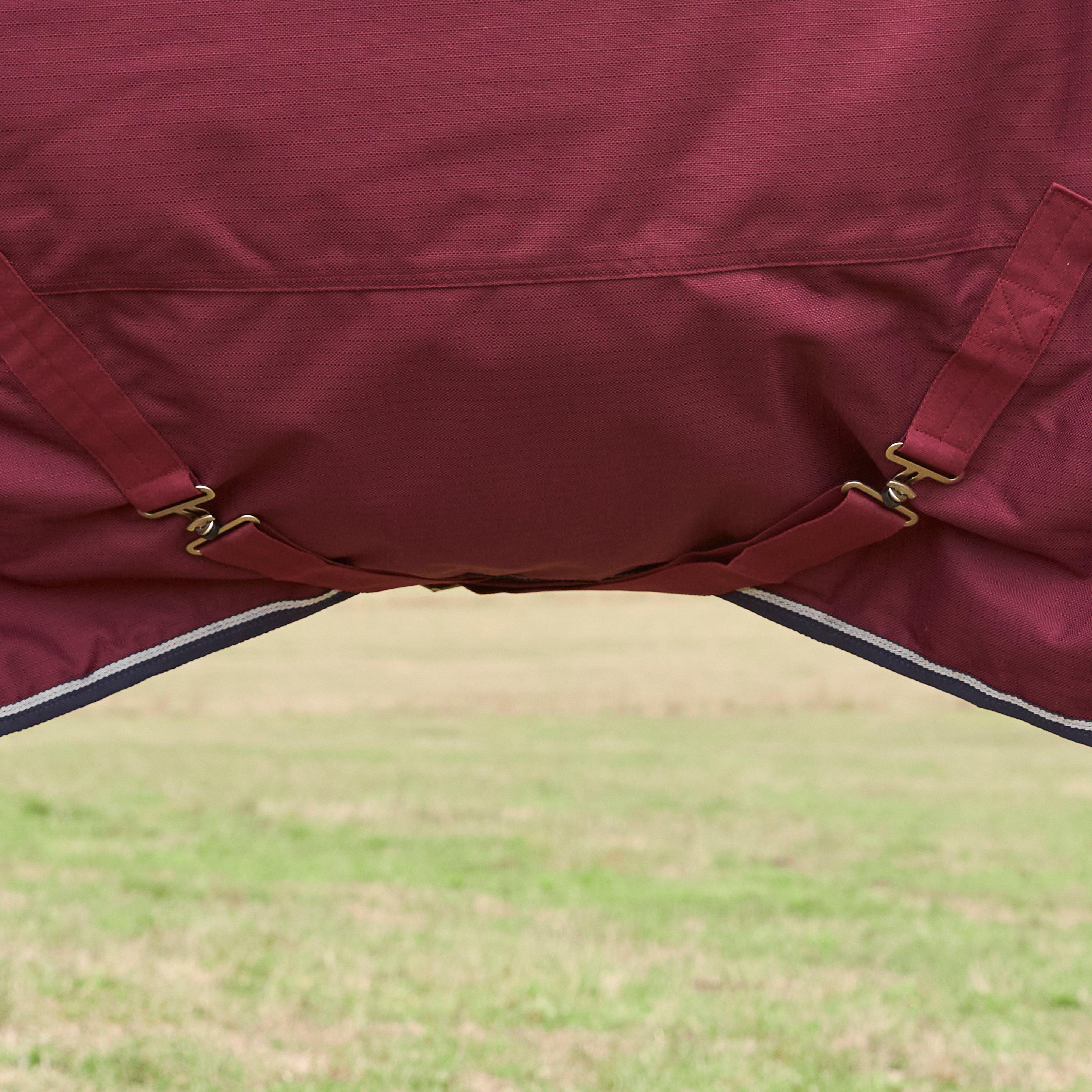 ComFiTec Prelim 0G Combo Neck Turnout Rug Burgundy