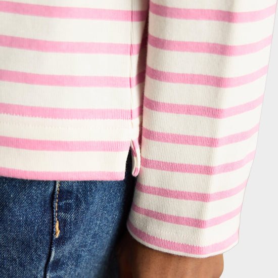 Women's Harbour Striped Boat Neck Breton Top