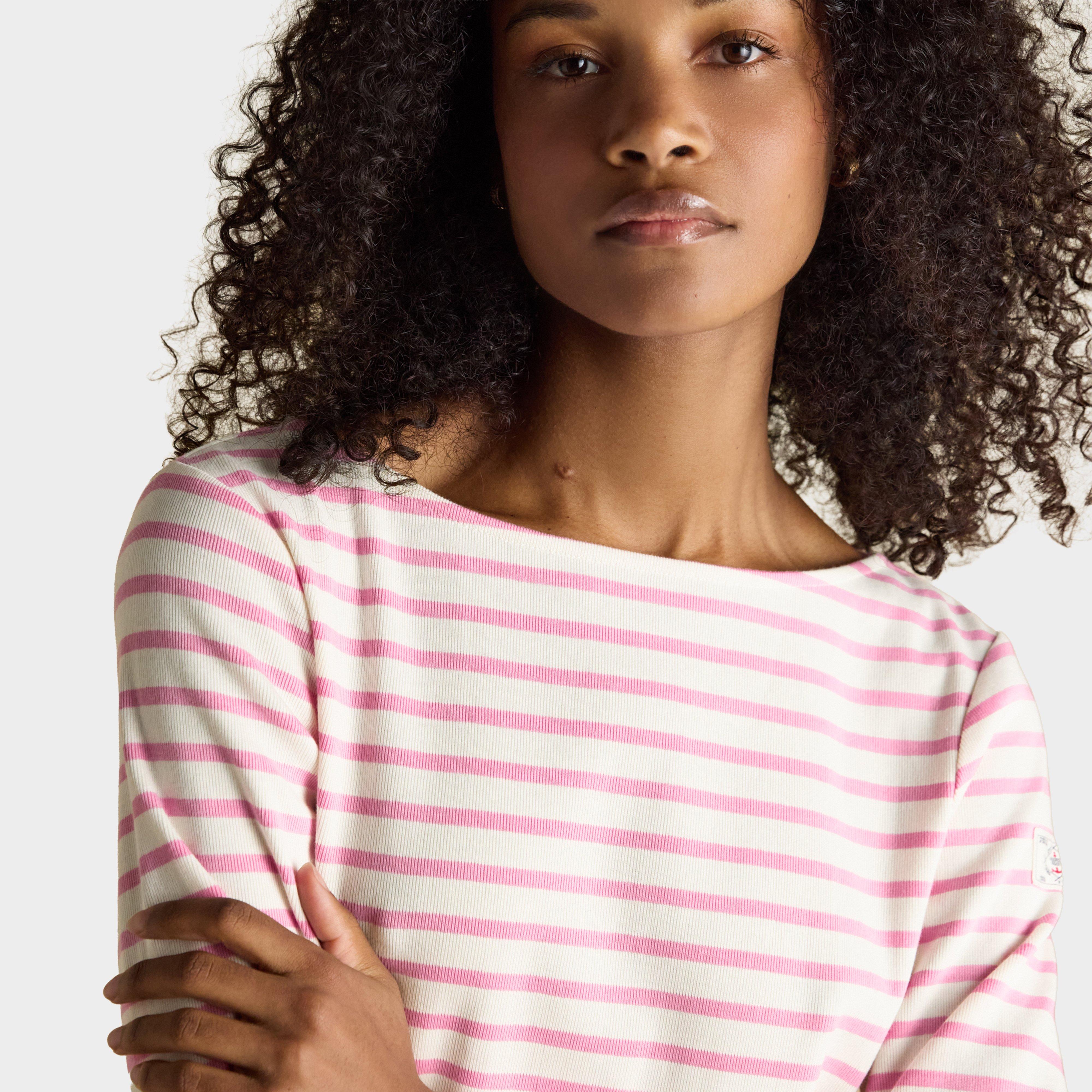 Women's Harbour Striped Boat Neck Breton Top