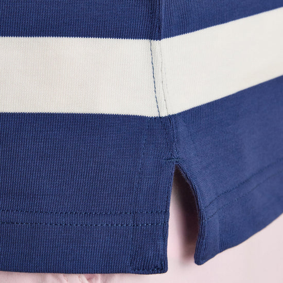 Men's Striped Long Sleeve Rugby Shirt