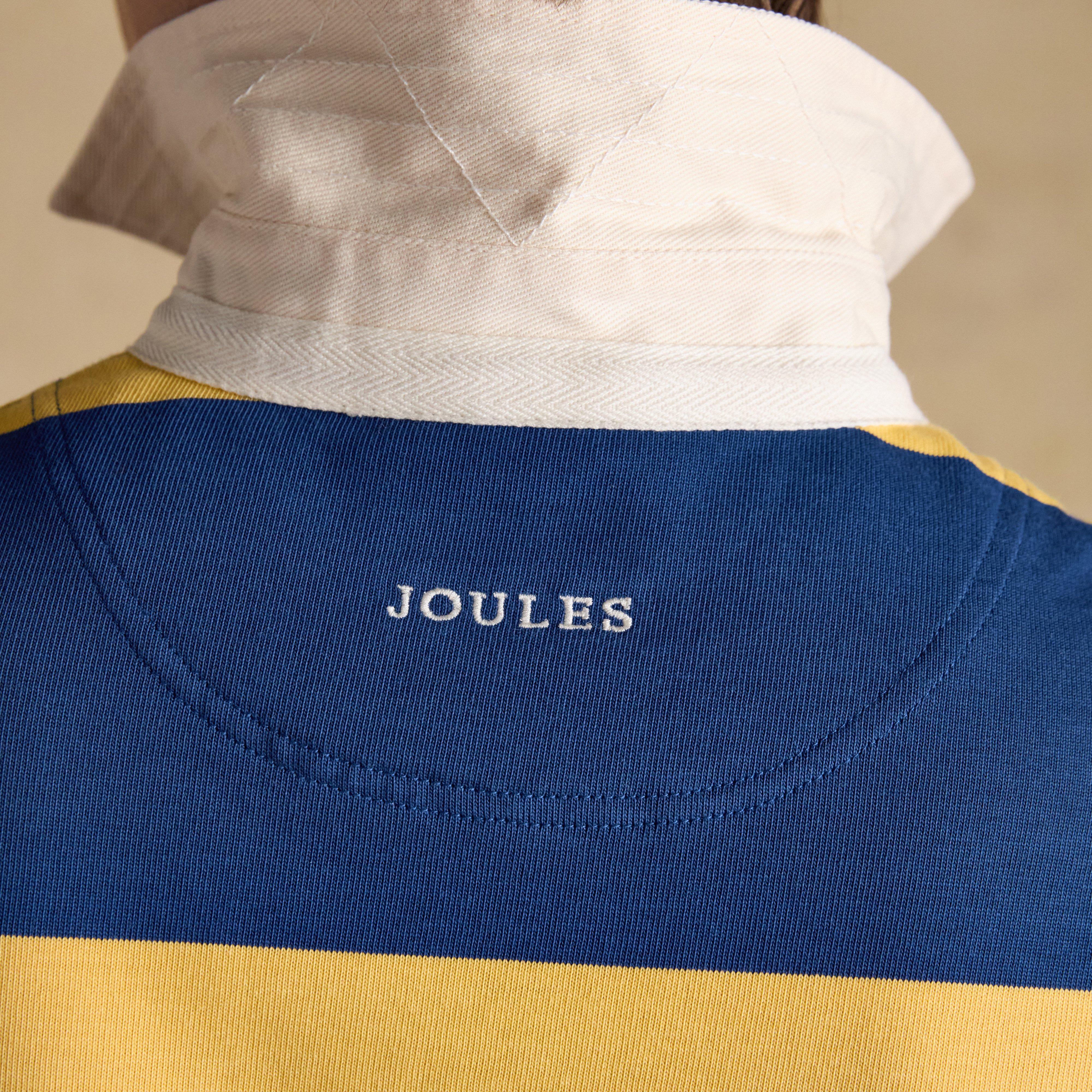 Men's Striped Long Sleeve Rugby Shirt