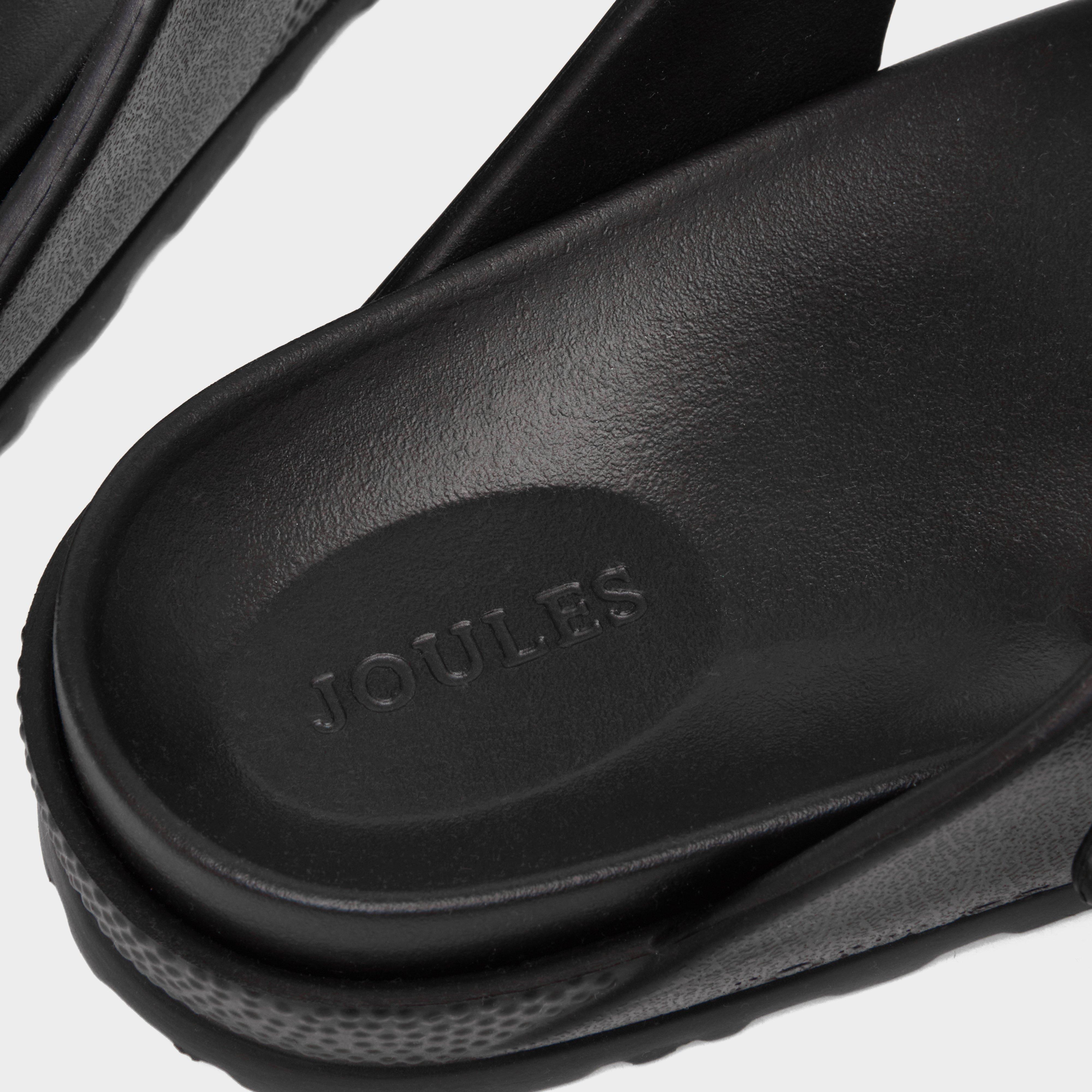 Women’s Soleil Black Buckle Flip Flop