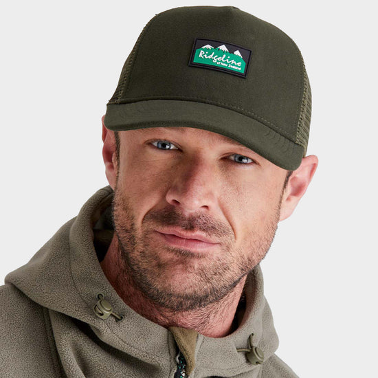 Men's Monsoon Trucker Cap Deep Forest