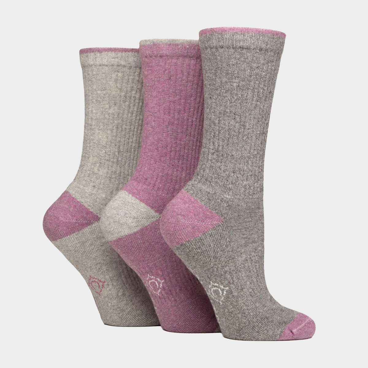 Women's Water Repellent Sock 3 Pack Grey