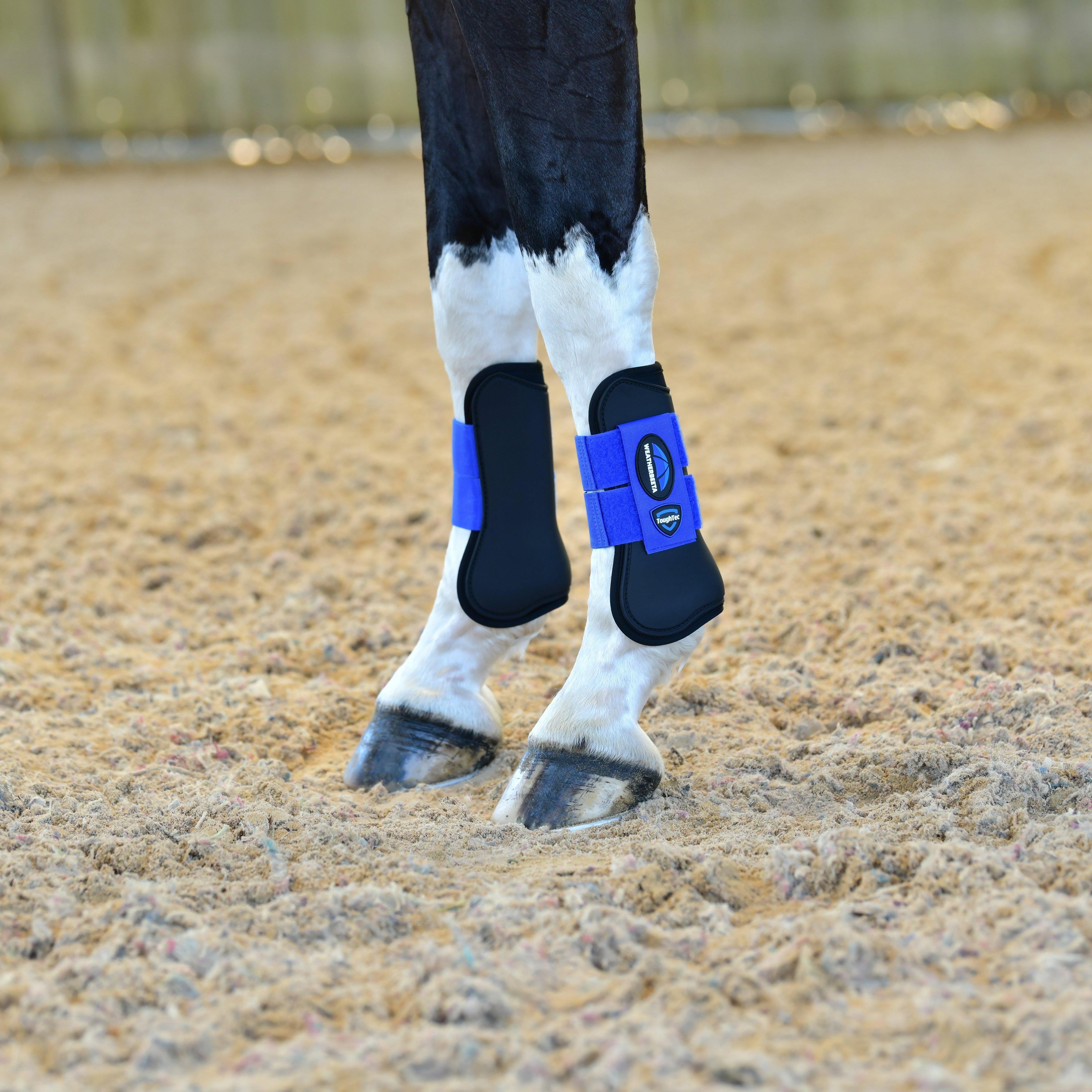 Tough-Tec Prime Open Front Boots Black/Cobalt