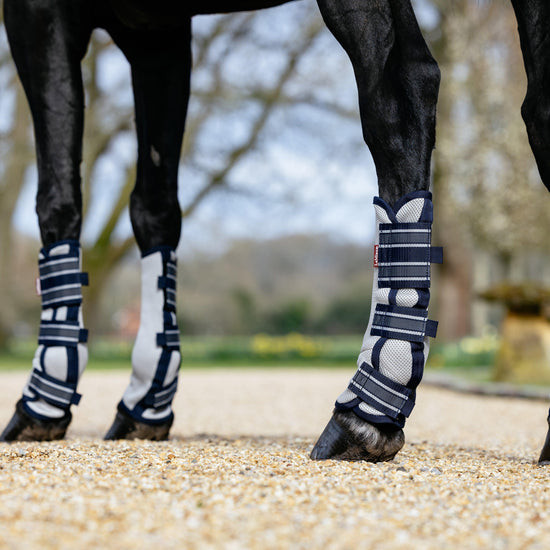Arika Mesh Fly Boots Navy/Grey