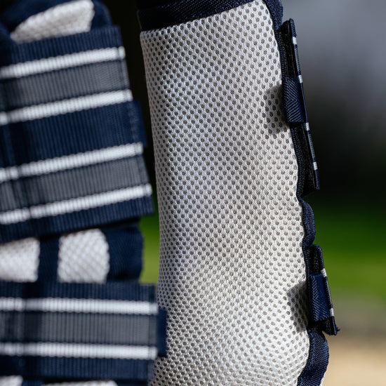 Arika Mesh Fly Boots Navy/Grey