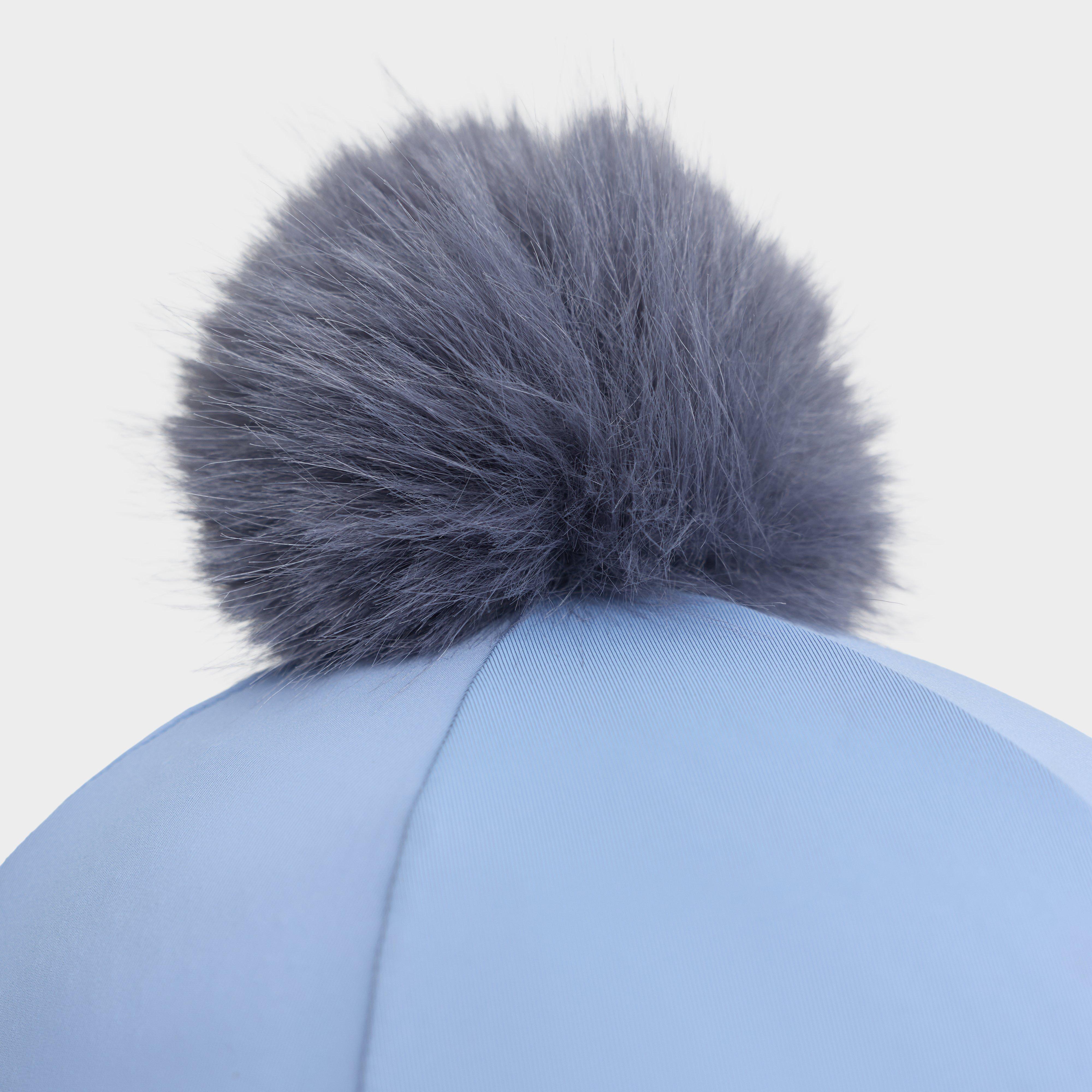 Pom Hat Silk Powder Blue