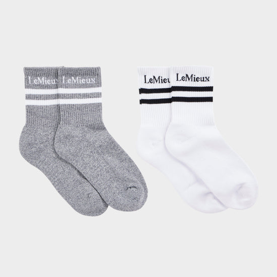 Crew Socks 2 Pack White