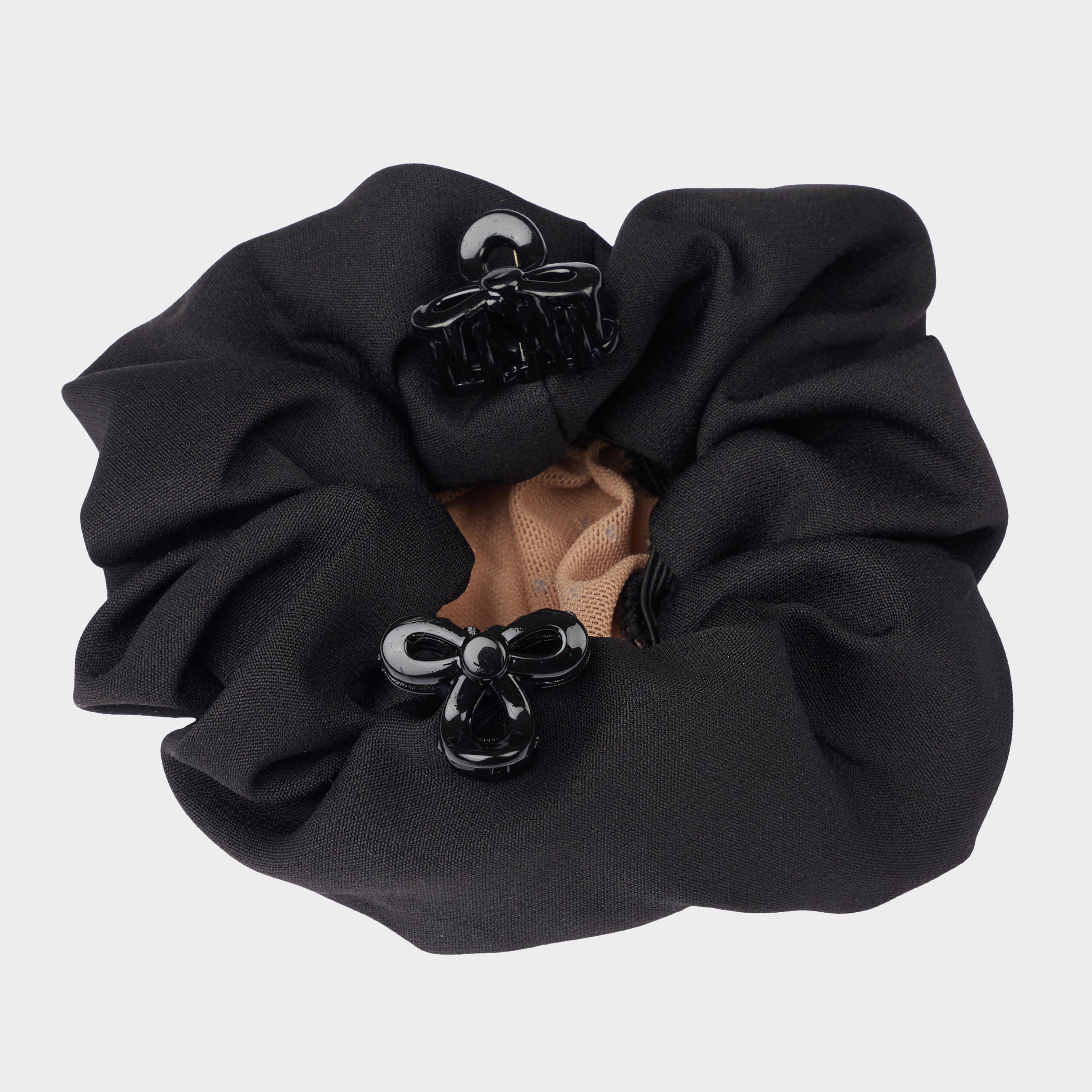 Crystal Hairnet Scrunchie Black/Blonde
