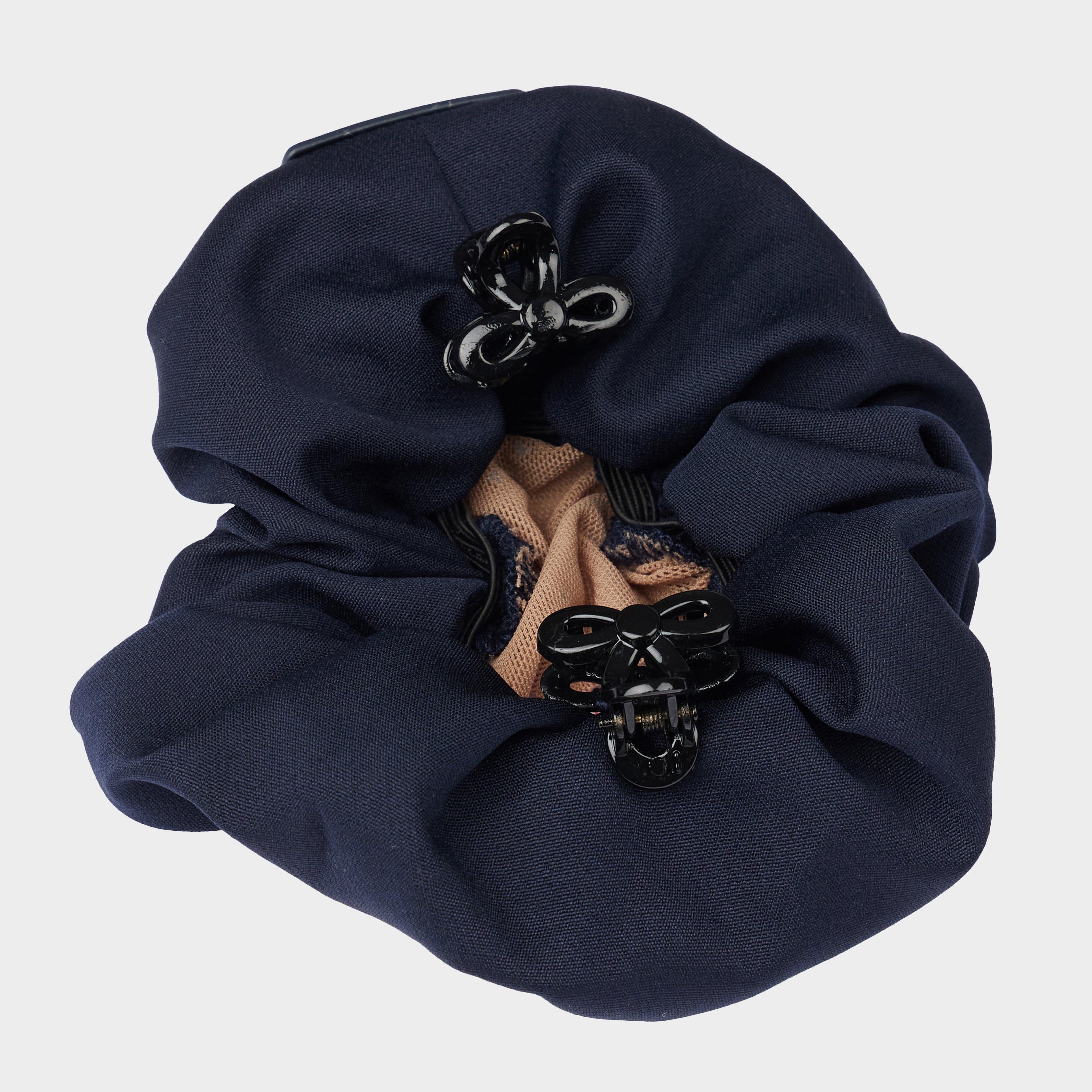 Crystal Hairnet Scrunchie Navy/Blonde