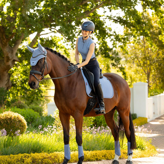 Essence Dressage Square Saddle Pad Powder Blue