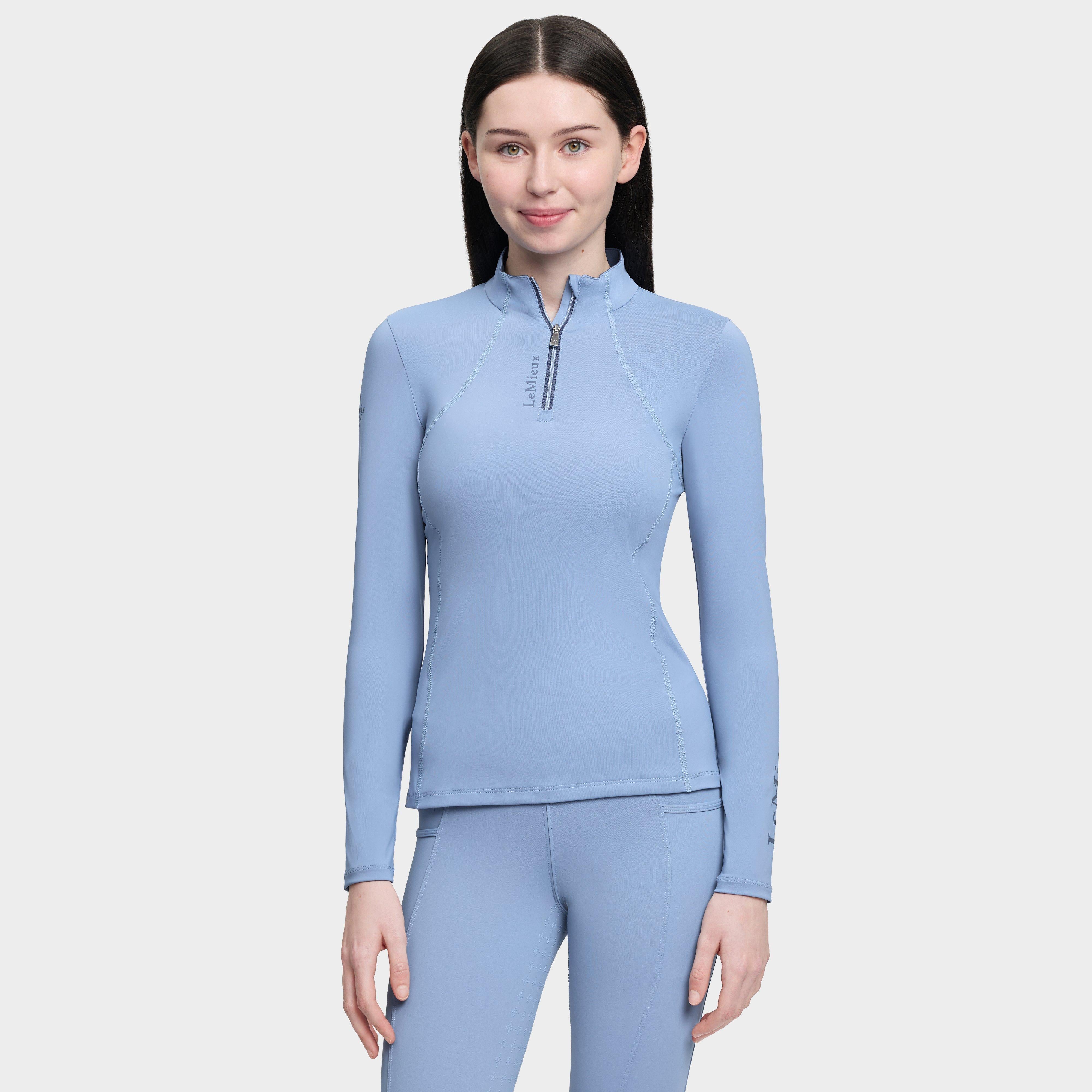 Young Rider Classique Long Sleeve Base Layer Powder Blue