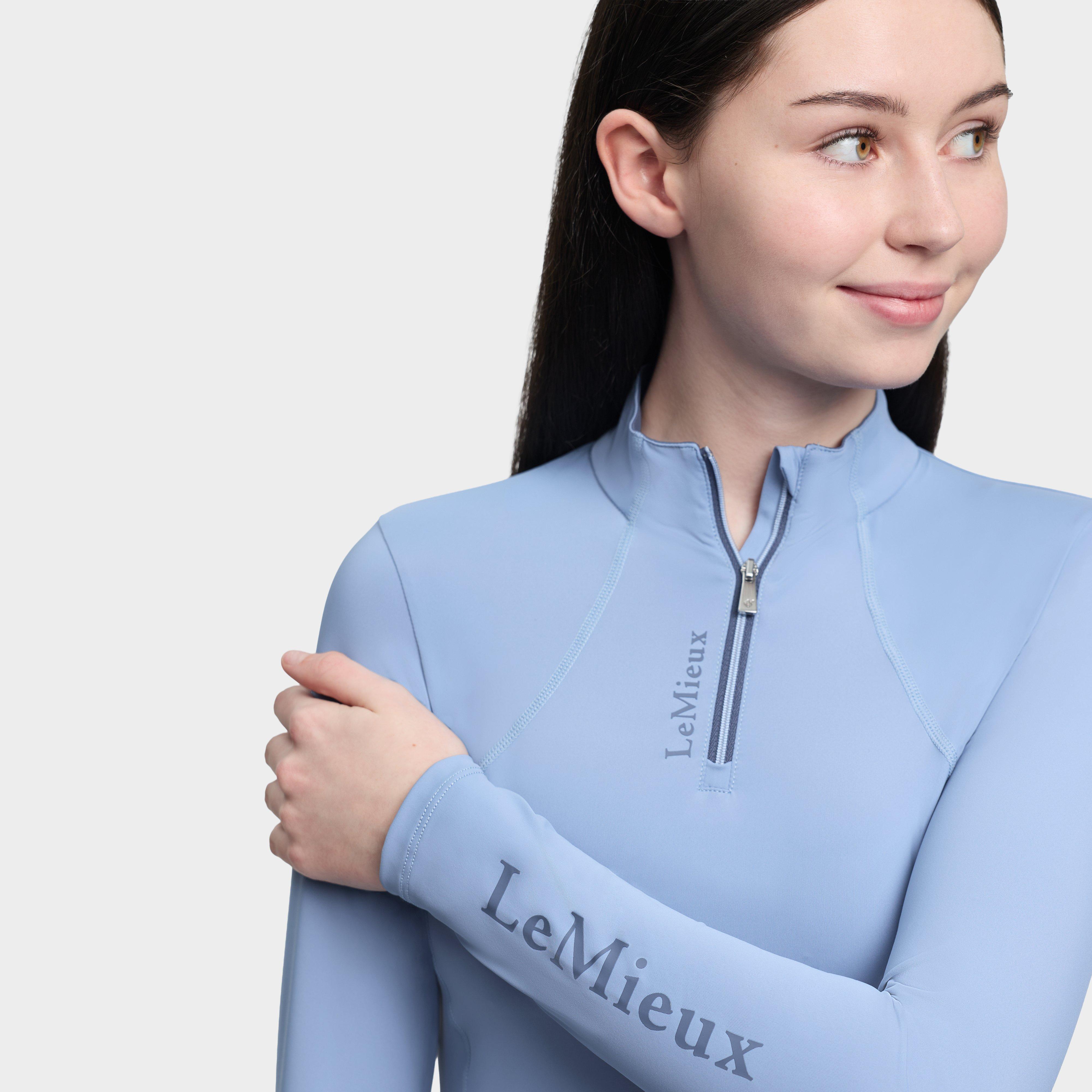 Young Rider Classique Long Sleeve Base Layer Powder Blue