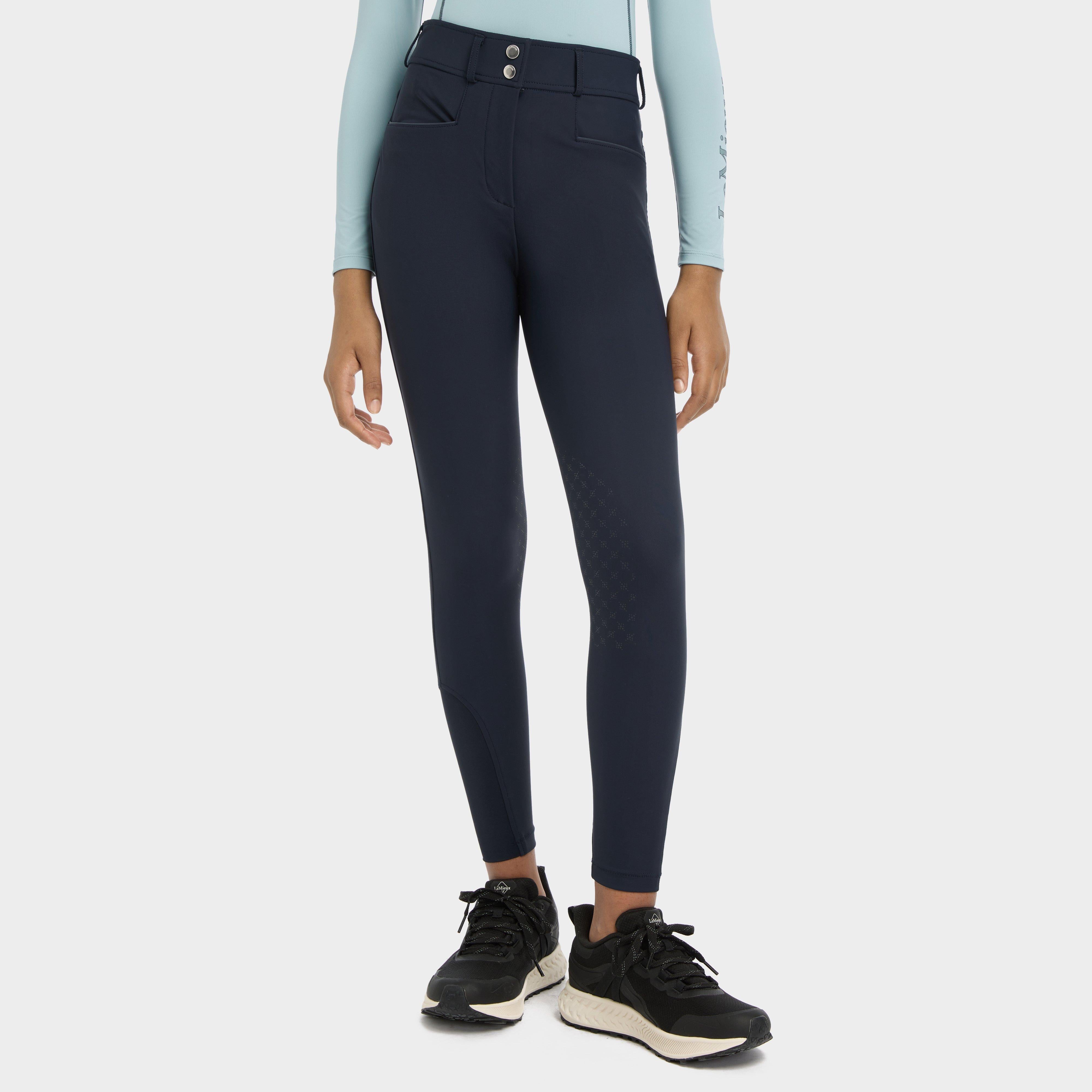 Young Rider Izzy Knee Patch Breeches Navy