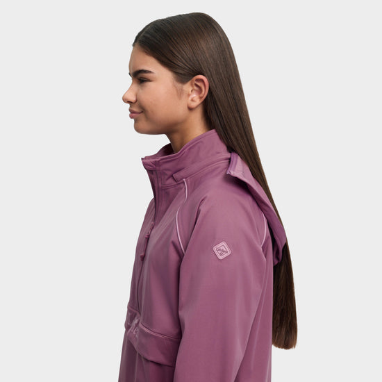 Young Rider Half Zip Waterproof Jacket Mallow