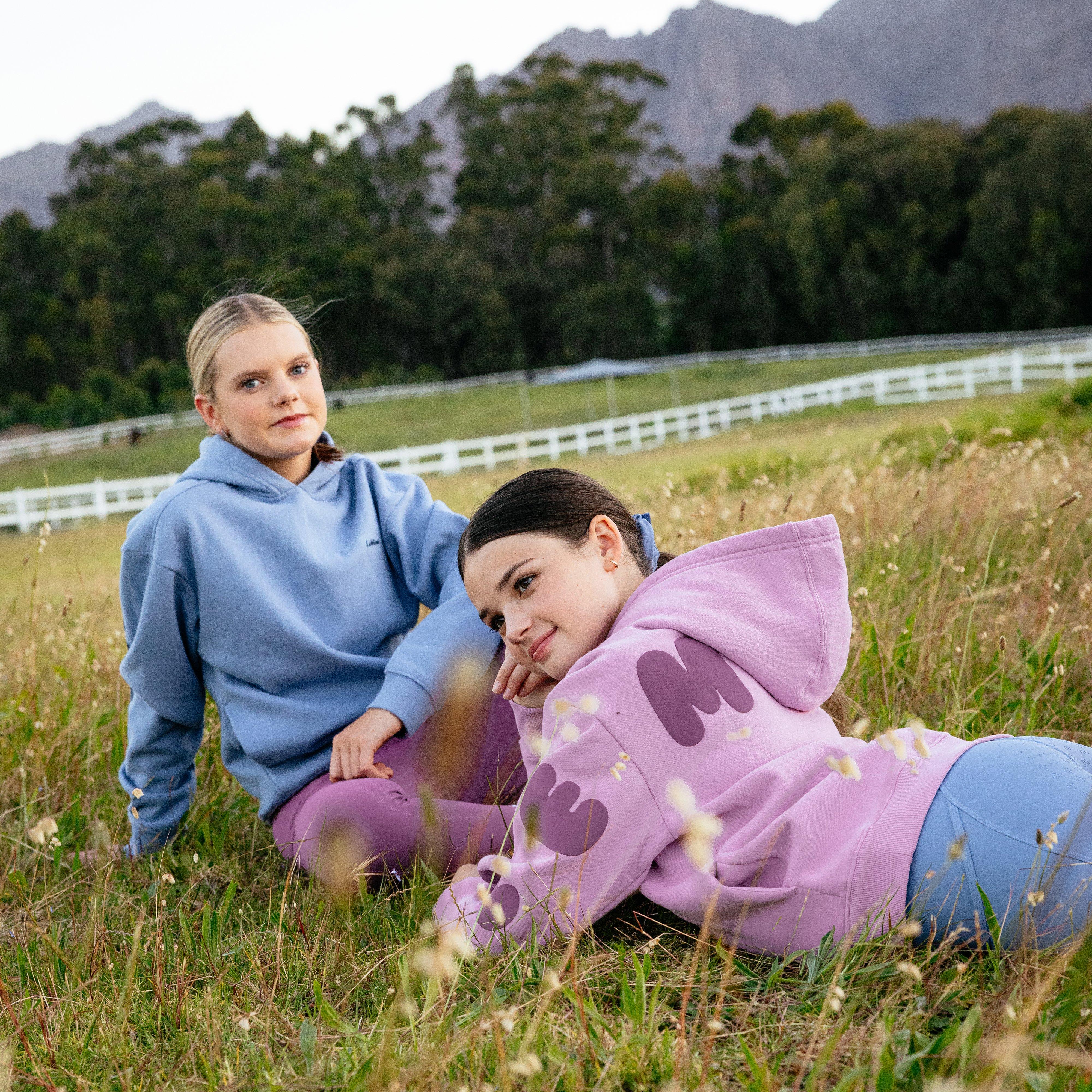 Young Rider Sia Hoodie Powder Blue