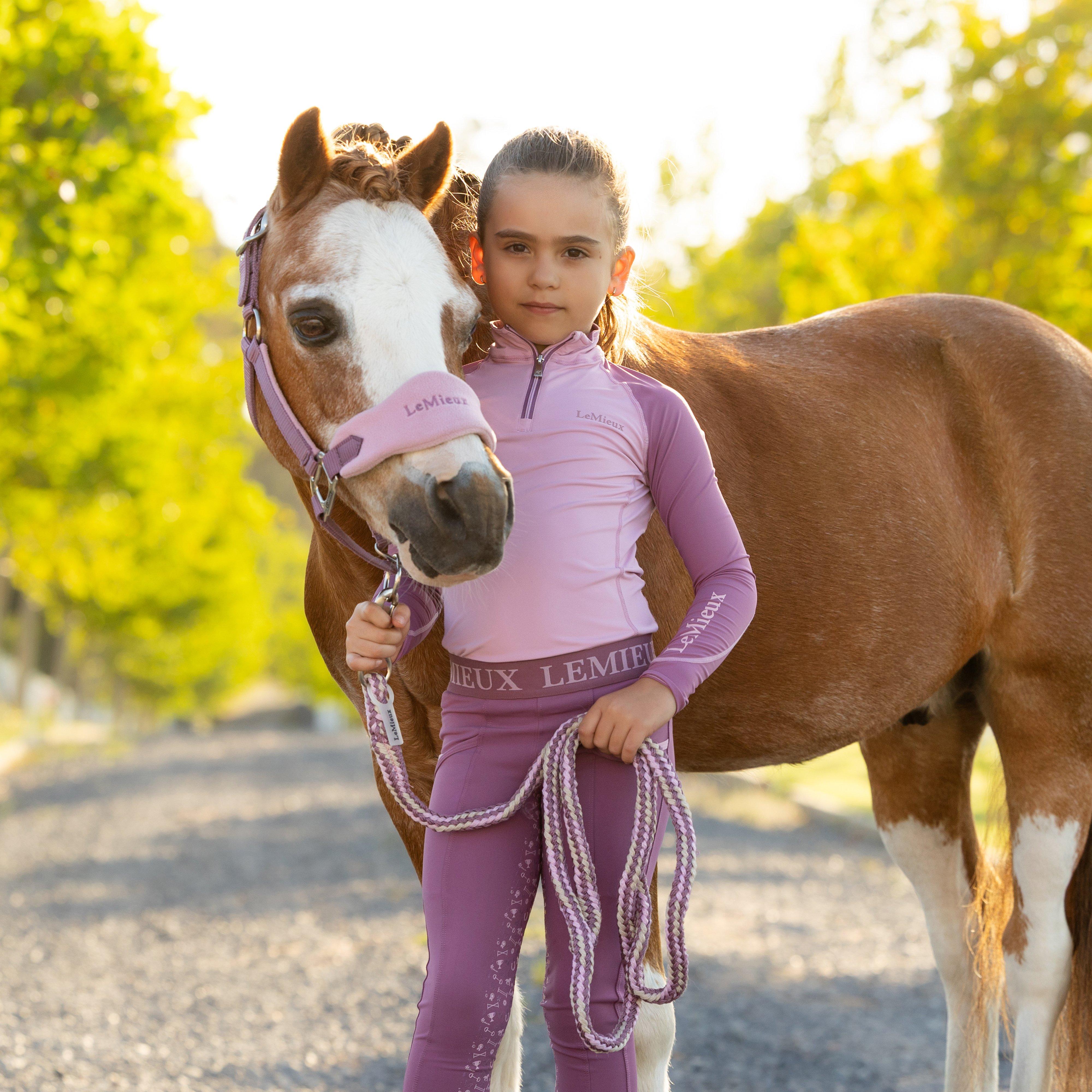 Mini Vogue Headcollar and Leadrope Mallow