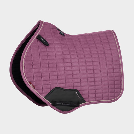 Suede Close Contact Saddle Pad Mallow