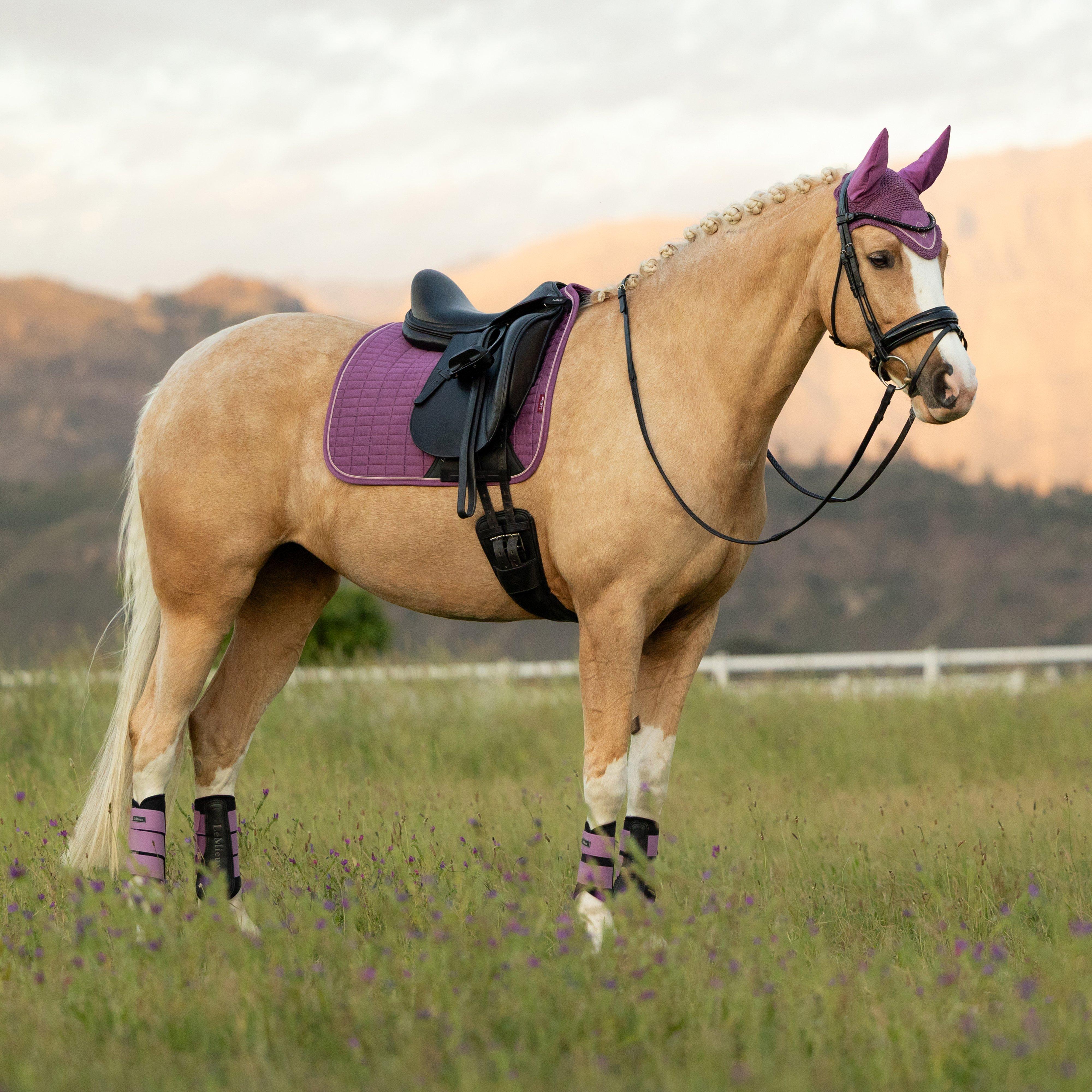 Suede Dressage Saddle Pad Mallow