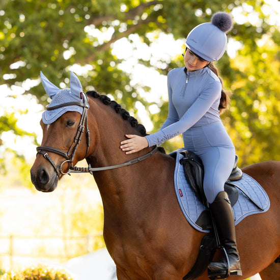 Suede GP Saddle Pad Powder Blue