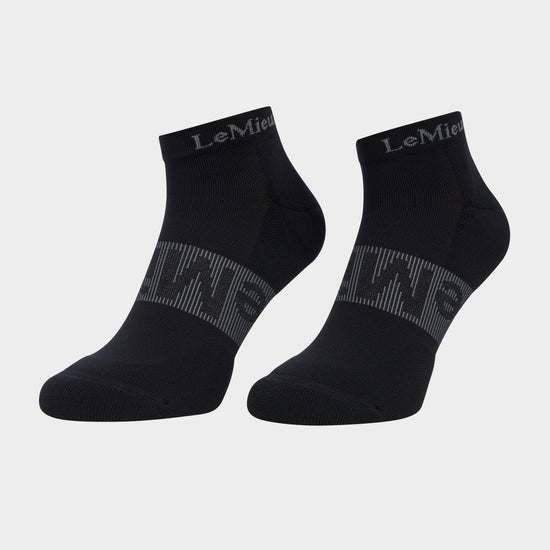 Trainer Socks 2 Pack Black