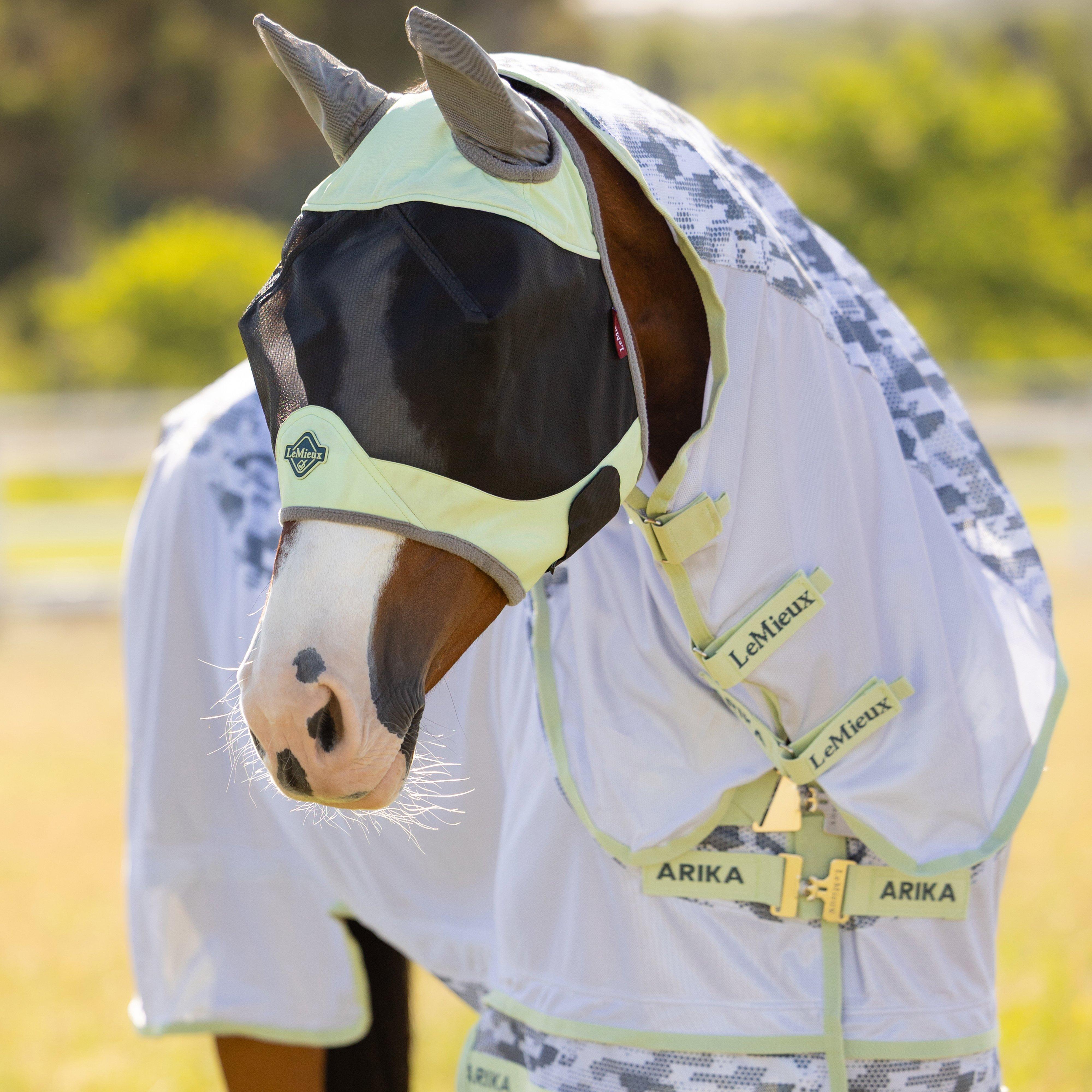 Visor-Tek Half Fly Mask Macaron