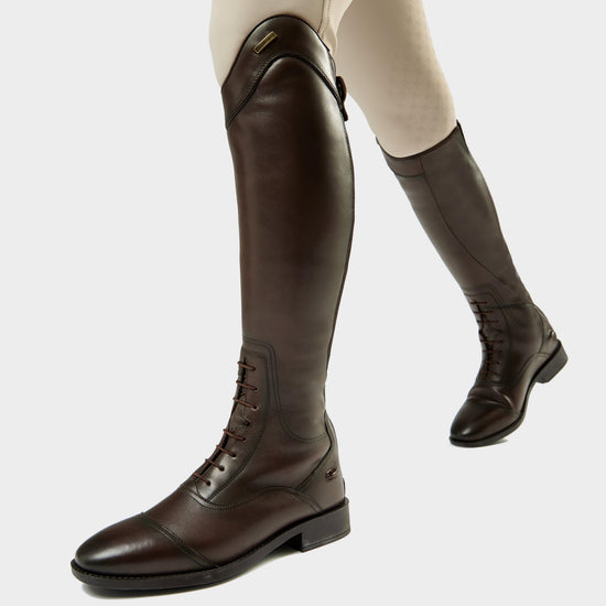 Womens Field Riding Boots Short Brown