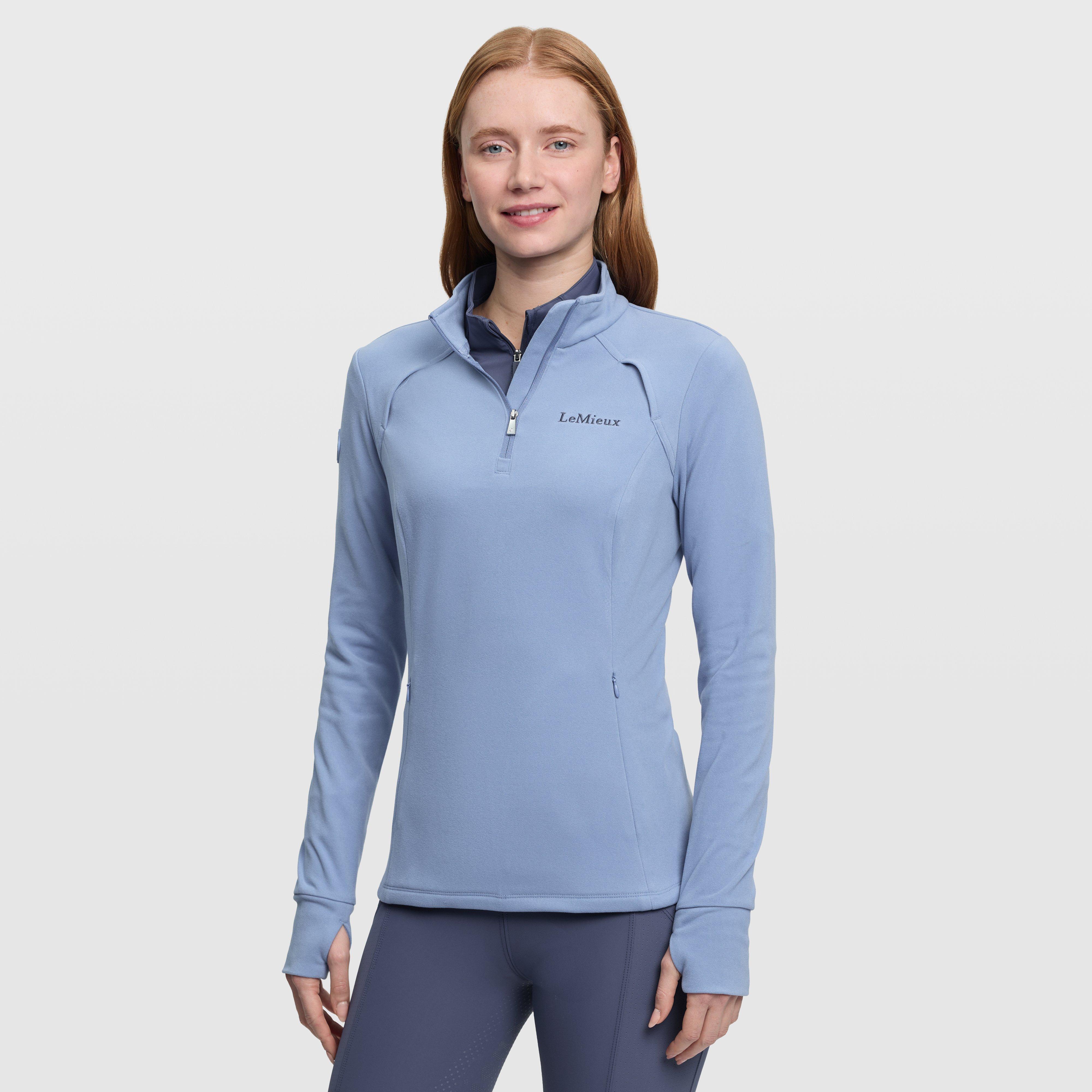 Women's Frances Quarter Zip Fleece Powder Blue