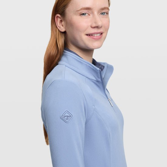 Women's Frances Quarter Zip Fleece Powder Blue