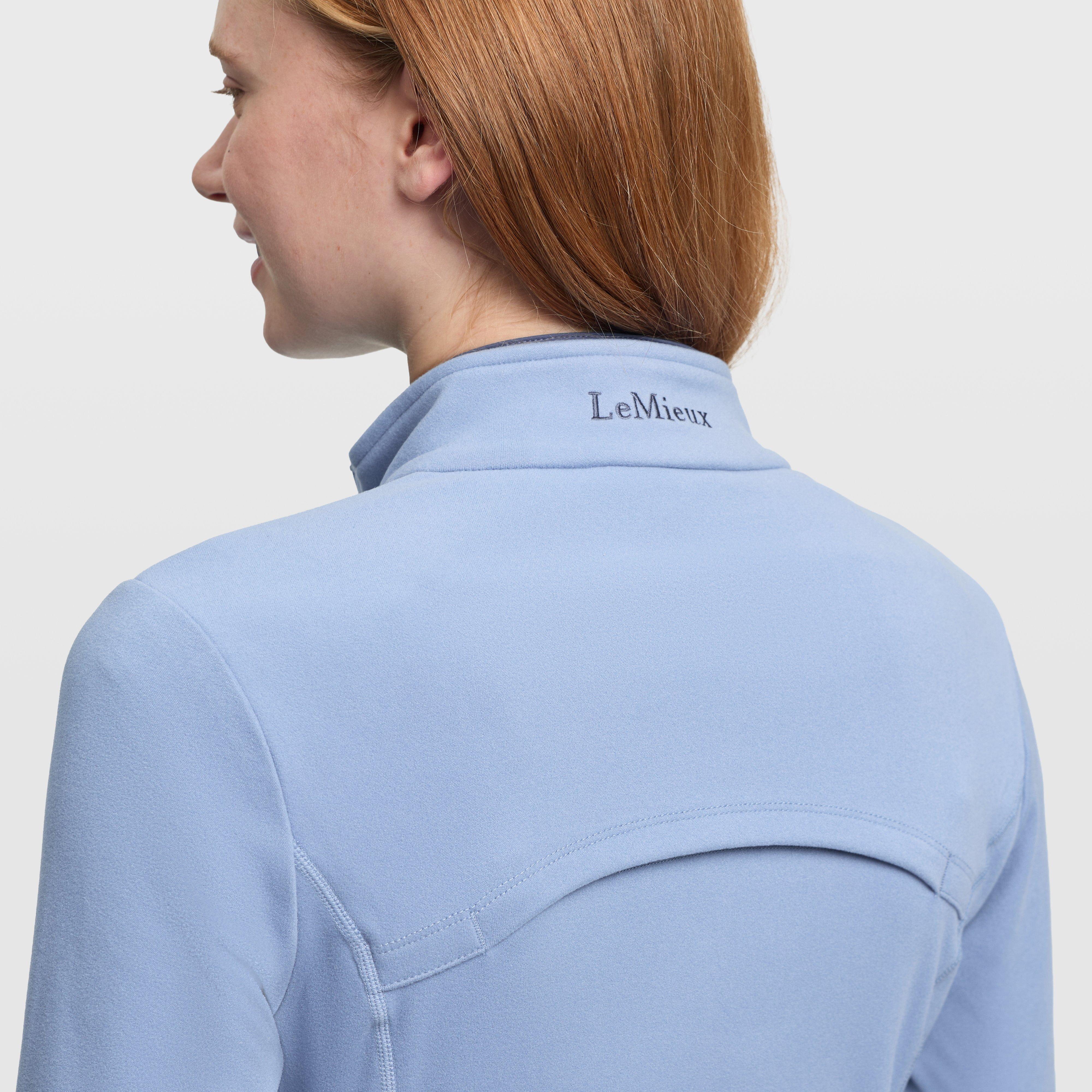 Women's Frances Quarter Zip Fleece Powder Blue