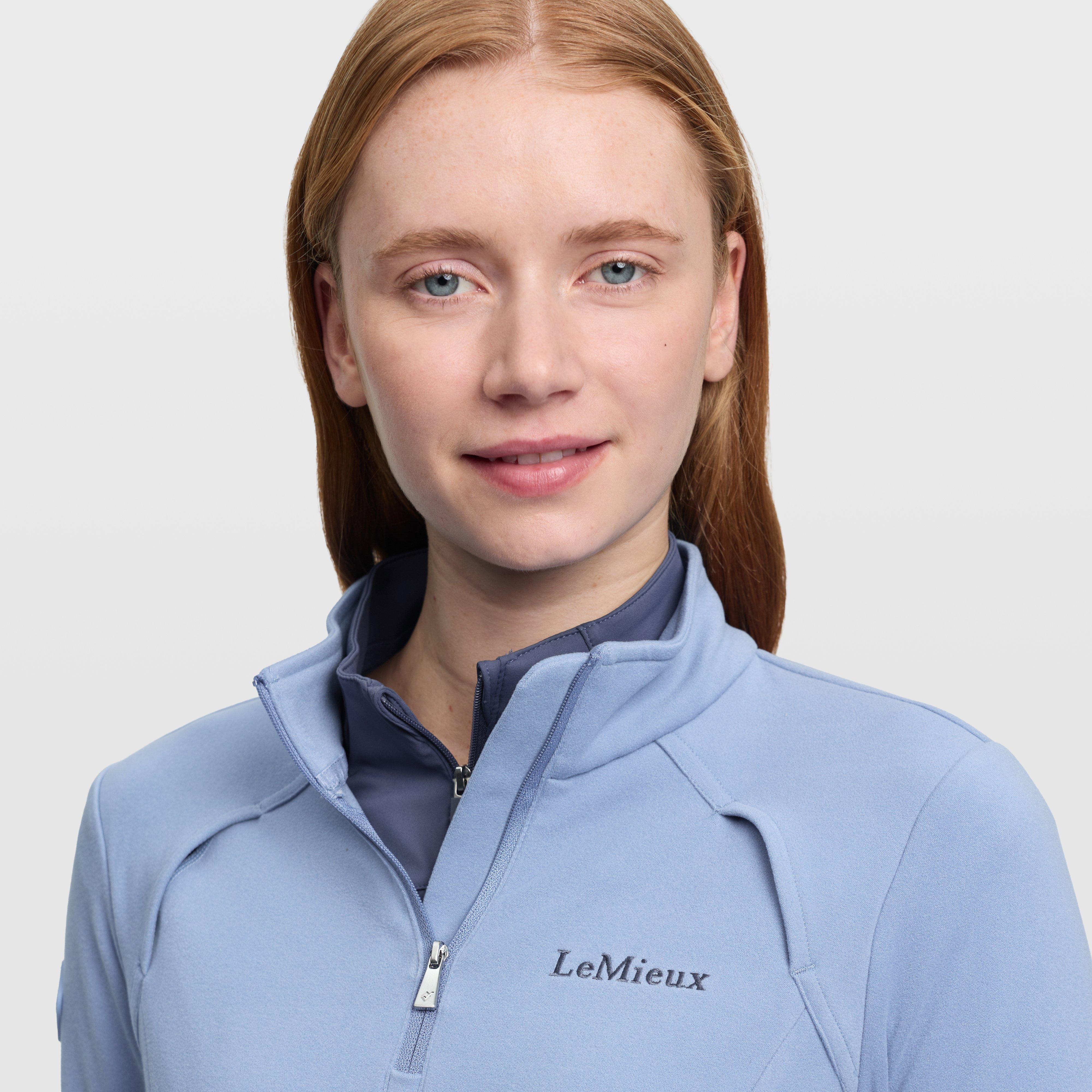 Women's Frances Quarter Zip Fleece Powder Blue