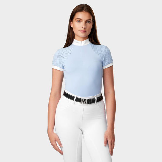 Womens Olivia Short Sleeve Show Shirt Mist