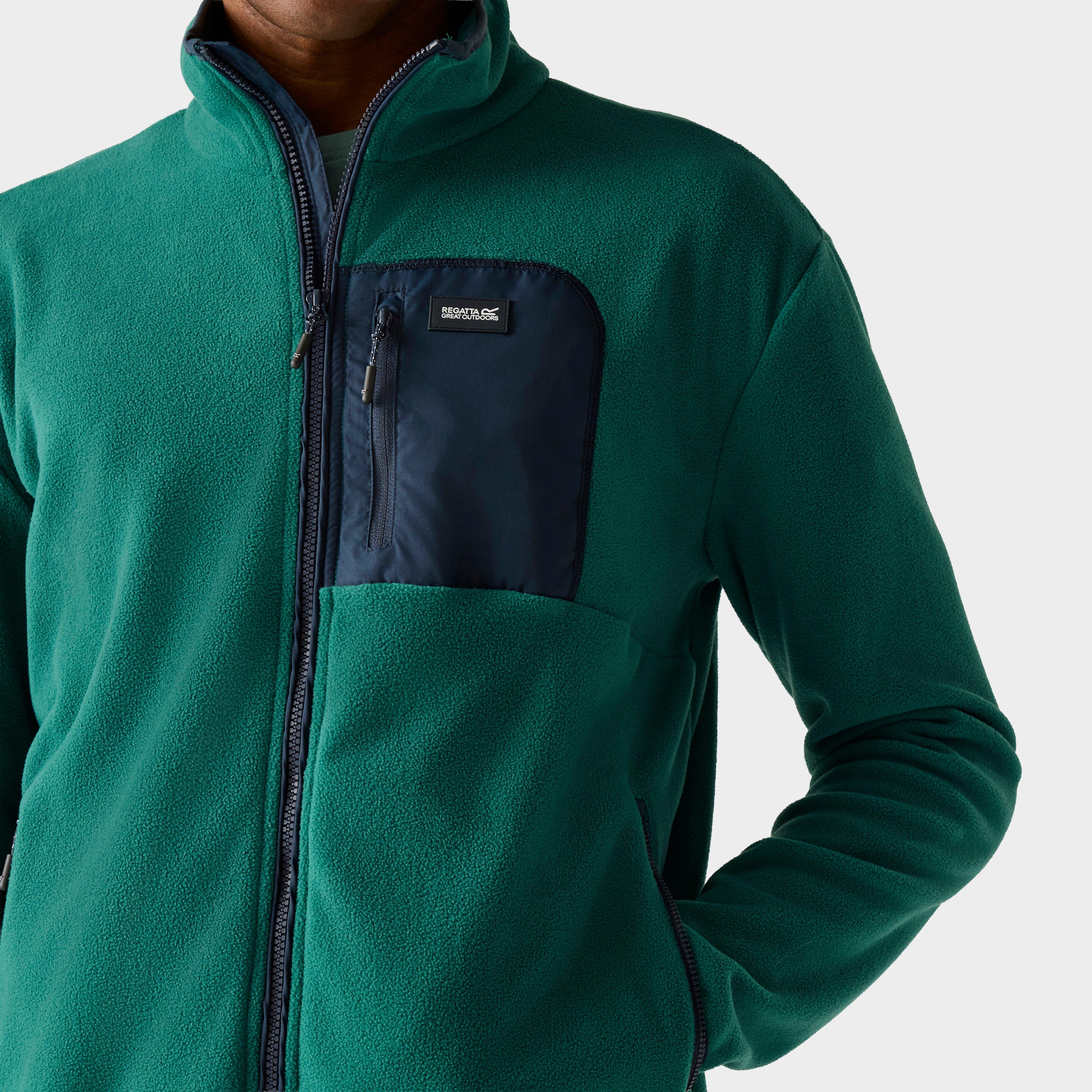 Men's Frankie Half Zip Fleece Green
